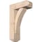Ekena Millwork Thorton Craftsman Smooth Bracket w/ Offset Brace, Douglas Fir, 5 1/2"W x 14"D x 22"H BKT0604X14X22THR04SDF - alternate 1